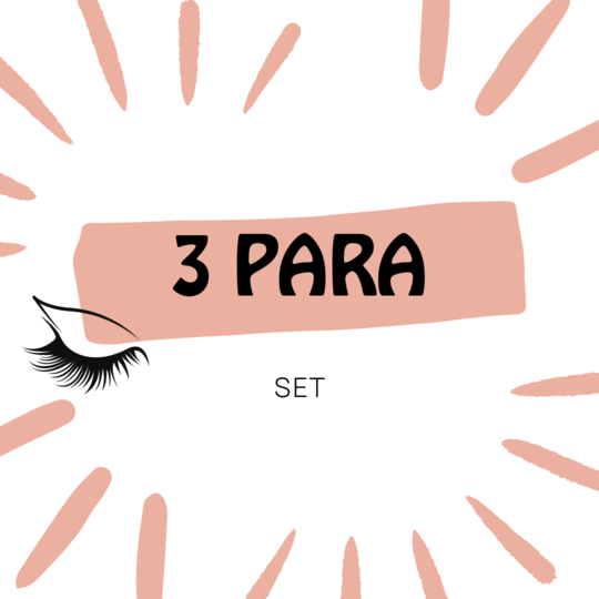 Set od 3 para