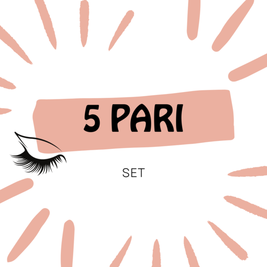 Set od 5 pari
